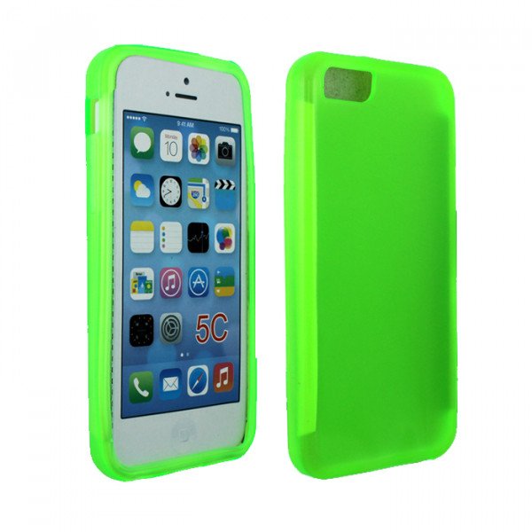 Wholesale iPhone 5C TPU Gel Case (Green)